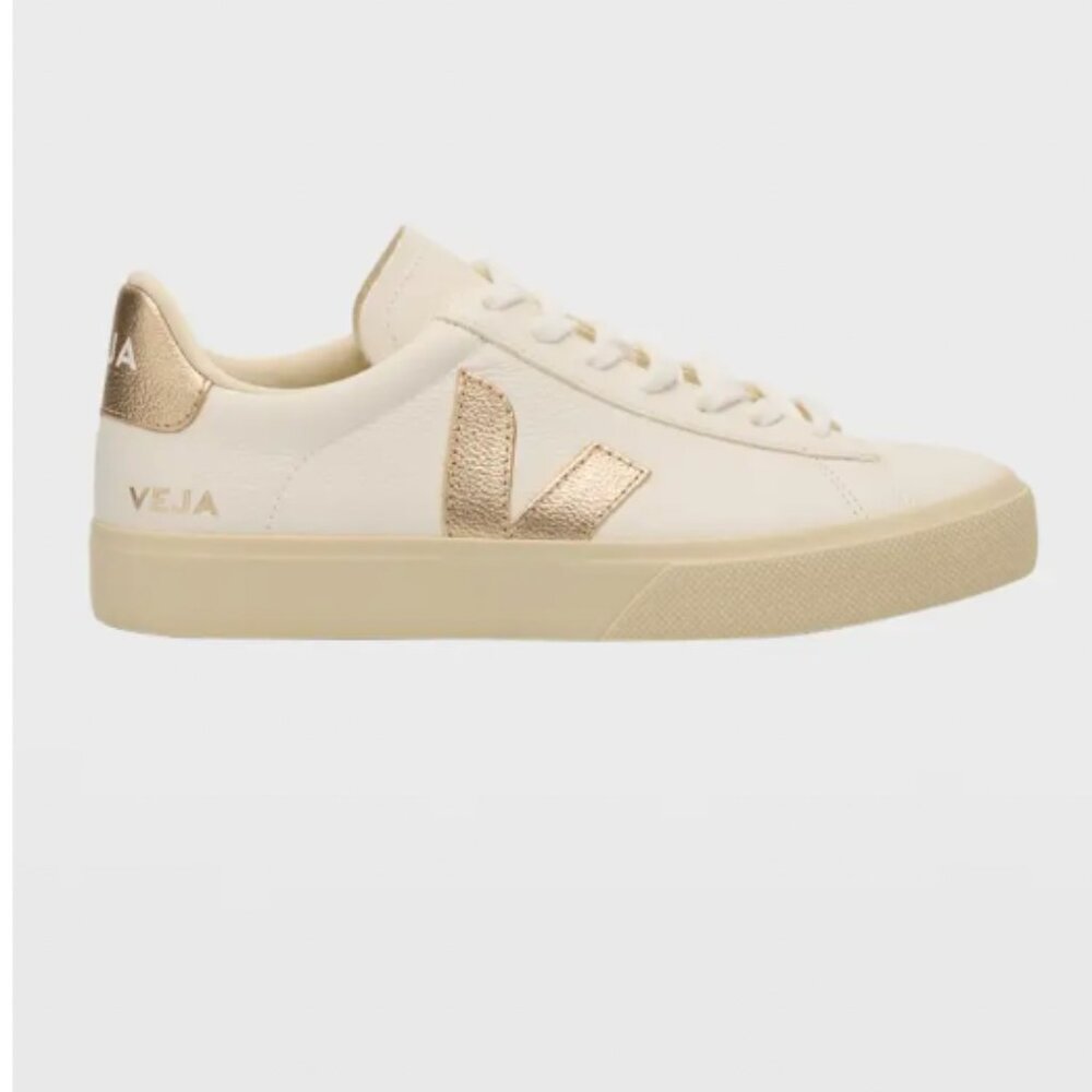 Veja women's Campo low top sneakers metallic gold